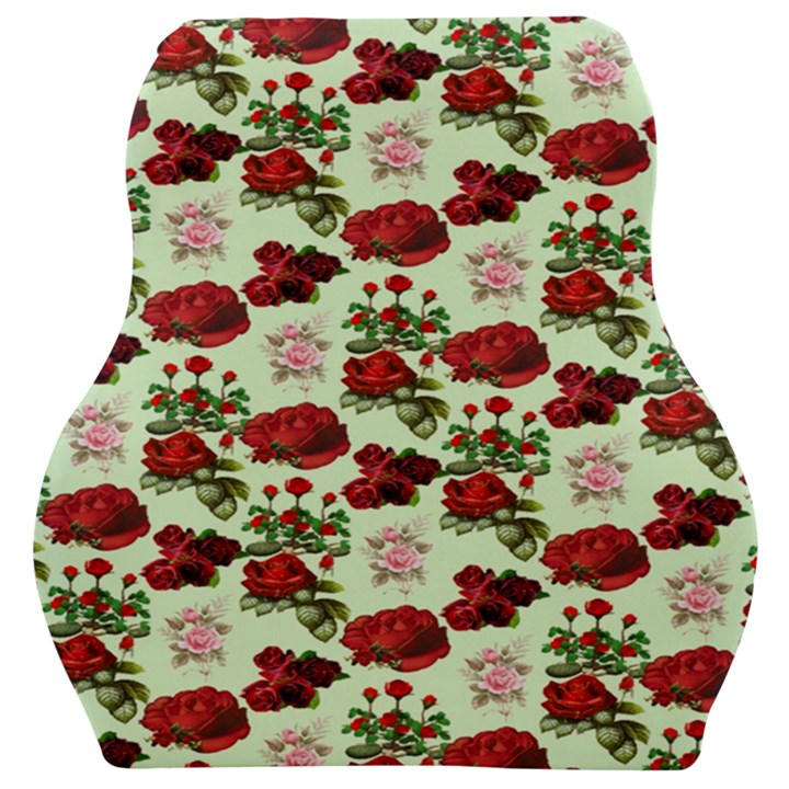 Flowers Pattern Car Seat Velour Cushion 