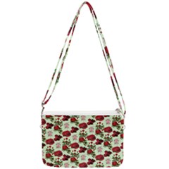 Flowers Pattern Double Gusset Crossbody Bag by Sparkle