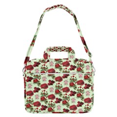 Flowers Pattern Macbook Pro 16  Shoulder Laptop Bag by Sparkle