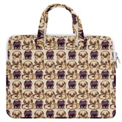 Pugs Macbook Pro 16  Double Pocket Laptop Bag  by Sparkle