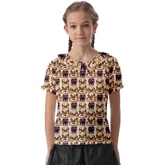 Pugs Kids  Frill Chiffon Blouse