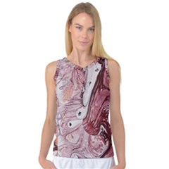 Cora; Abstraction Women s Basketball Tank Top by kaleidomarblingart