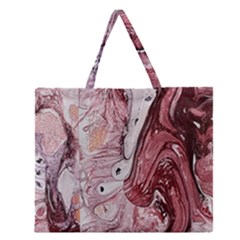 Cora; Abstraction Zipper Large Tote Bag