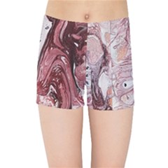 Cora; Abstraction Kids  Sports Shorts by kaleidomarblingart