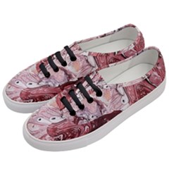 Cora; Abstraction Women s Classic Low Top Sneakers by kaleidomarblingart