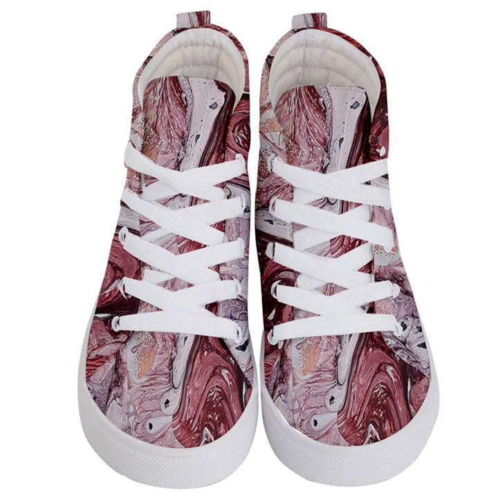 Cora; abstraction Kids  Hi-Top Skate Sneakers