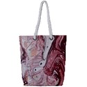 Cora; abstraction Full Print Rope Handle Tote (Small) View1