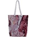 Cora; abstraction Full Print Rope Handle Tote (Small) View2