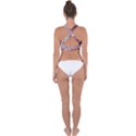 Cora; abstraction Cross Back Hipster Bikini Top  View2