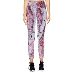 Cora; Abstraction Pocket Leggings  by kaleidomarblingart