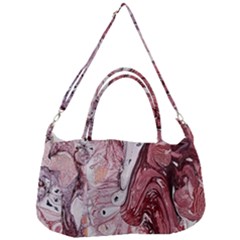 Cora; Abstraction Removal Strap Handbag by kaleidomarblingart