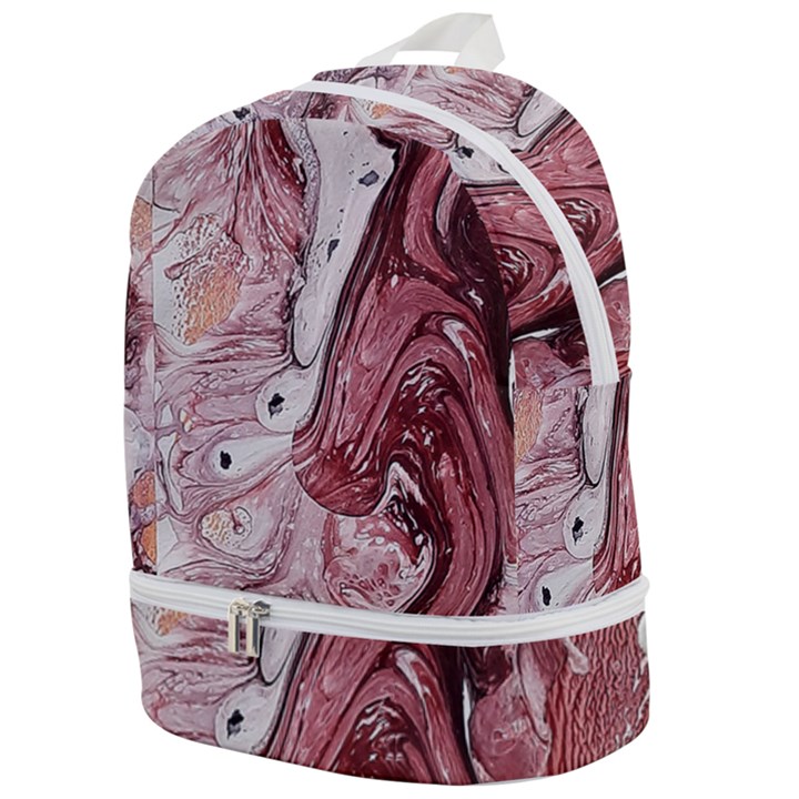 Cora; abstraction Zip Bottom Backpack