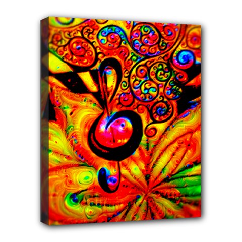 Music Deluxe Canvas 20  X 16  (framed)