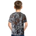 Floral Surface Print Design Kids  Sport Mesh Tee View2