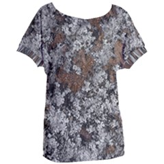 Floral Surface Print Design Women s Oversized Tee by dflcprintsclothing