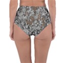 Floral Surface Print Design Reversible High-Waist Bikini Bottoms View2