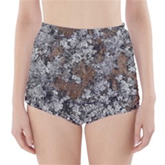 Floral Surface Print Design High-waisted Bikini Bottoms by dflcprintsclothing