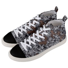 Floral Surface Print Design Men s Mid-top Canvas Sneakers by dflcprintsclothing