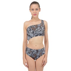 Floral Surface Print Design Spliced Up Two Piece Swimsuit by dflcprintsclothing