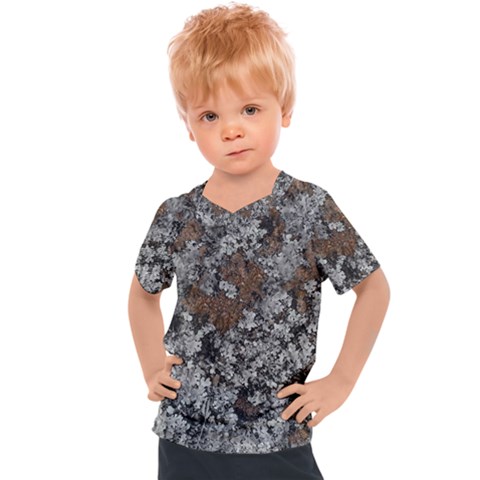 Floral Surface Print Design Kids  Sports Tee by dflcprintsclothing