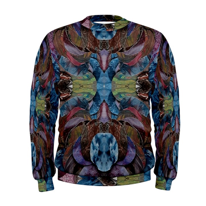 Marbled confetti symmetry Men s Sweatshirt