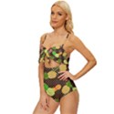 Pinapple Fun Knot Front One-Piece Swimsuit View2