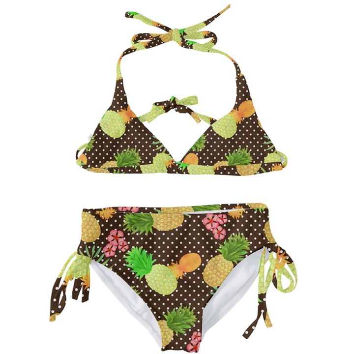 Troipcal Pineapple Fun Kids  Classic Bikini Set