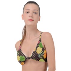 Troipcal Pineapple Fun Knot Up Bikini Top by PaperDesignNest