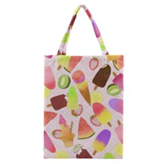 Ice Cream Pink Classic Tote Bag