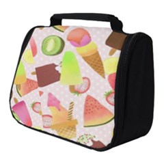 Ice Cream Pink Full Print Travel Pouch (Small)