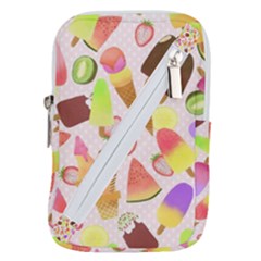 Ice Cream Pink Belt Pouch Bag (small)