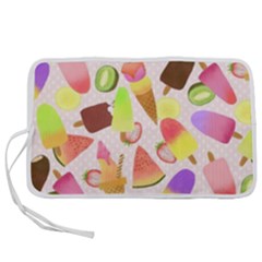 Ice Cream Pink Pen Storage Case (M)