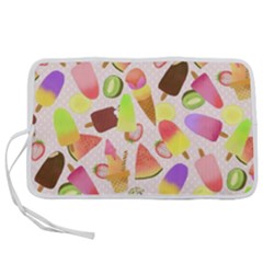 Ice Cream Pink Pen Storage Case (L)