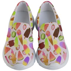 Ice cream pattern Kids Lightweight Slip Ons