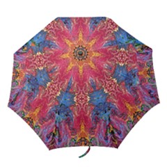 Firey Repeats I Folding Umbrellas by kaleidomarblingart