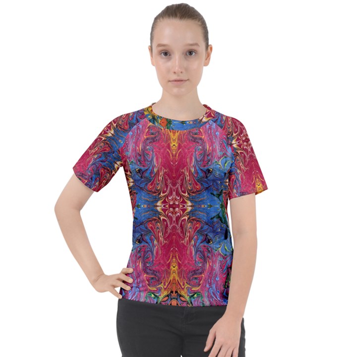 Firey Repeats I Women s Sport Raglan Tee