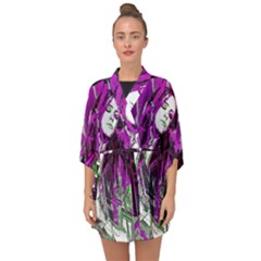 St  Cathy  Half Sleeve Chiffon Kimono by MRNStudios