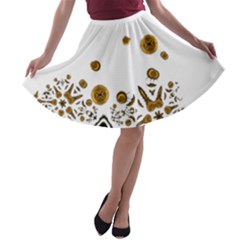 Im Fourth Dimension Xiglute A-line Skater Skirt by imanmulyana