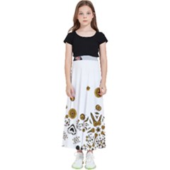 Im Fourth Dimension Xiglute Kids  Flared Maxi Skirt by imanmulyana