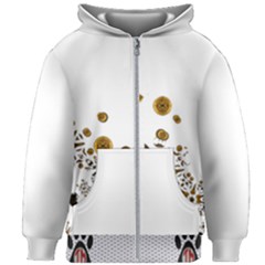 Im Fourth Dimension Xiglute Kids  Zipper Hoodie Without Drawstring