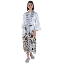 Im Fourth Dimension Xiglute Maxi Satin Kimono by imanmulyana