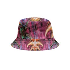 Firey Repeats Iv Inside Out Bucket Hat (kids) by kaleidomarblingart