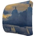 Bird Flying Over Stormy Sky Back Support Cushion View3