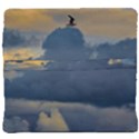 Bird Flying Over Stormy Sky Back Support Cushion View4