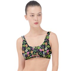 Forest Leaves Pattern The Little Details Bikini Top by PaperDesignNest