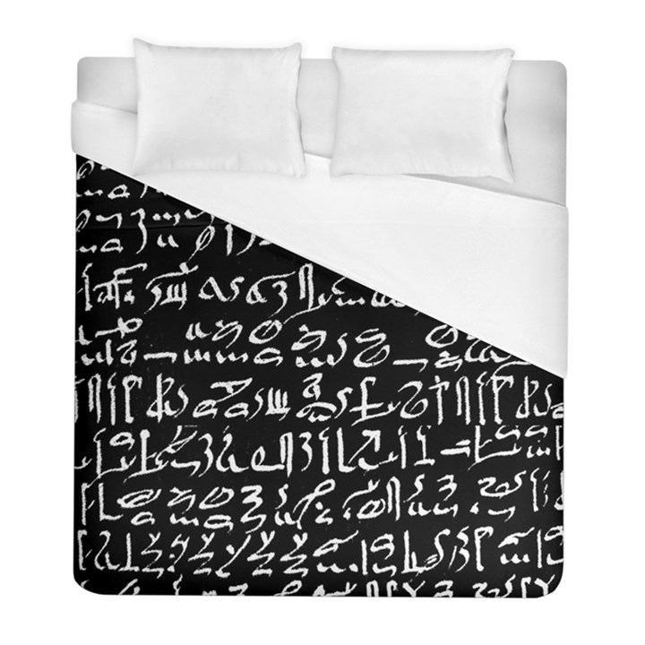 Sanscrit Pattern Design Duvet Cover (Full/ Double Size)