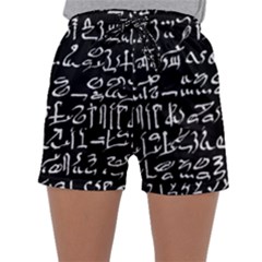 Sanscrit Pattern Design Sleepwear Shorts by dflcprintsclothing