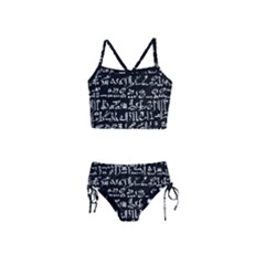 Sanscrit Pattern Design Girls  Tankini Swimsuit