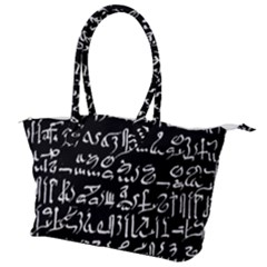 Sanscrit Pattern Design Canvas Shoulder Bag by dflcprintsclothing