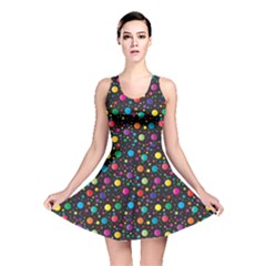 Rainbow Dotty Reversible Skater Dress by ALIXE